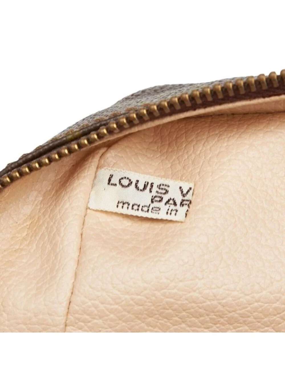 Louis Vuitton Monogram Trousse Toilet 28 Clutch Brown Leather
